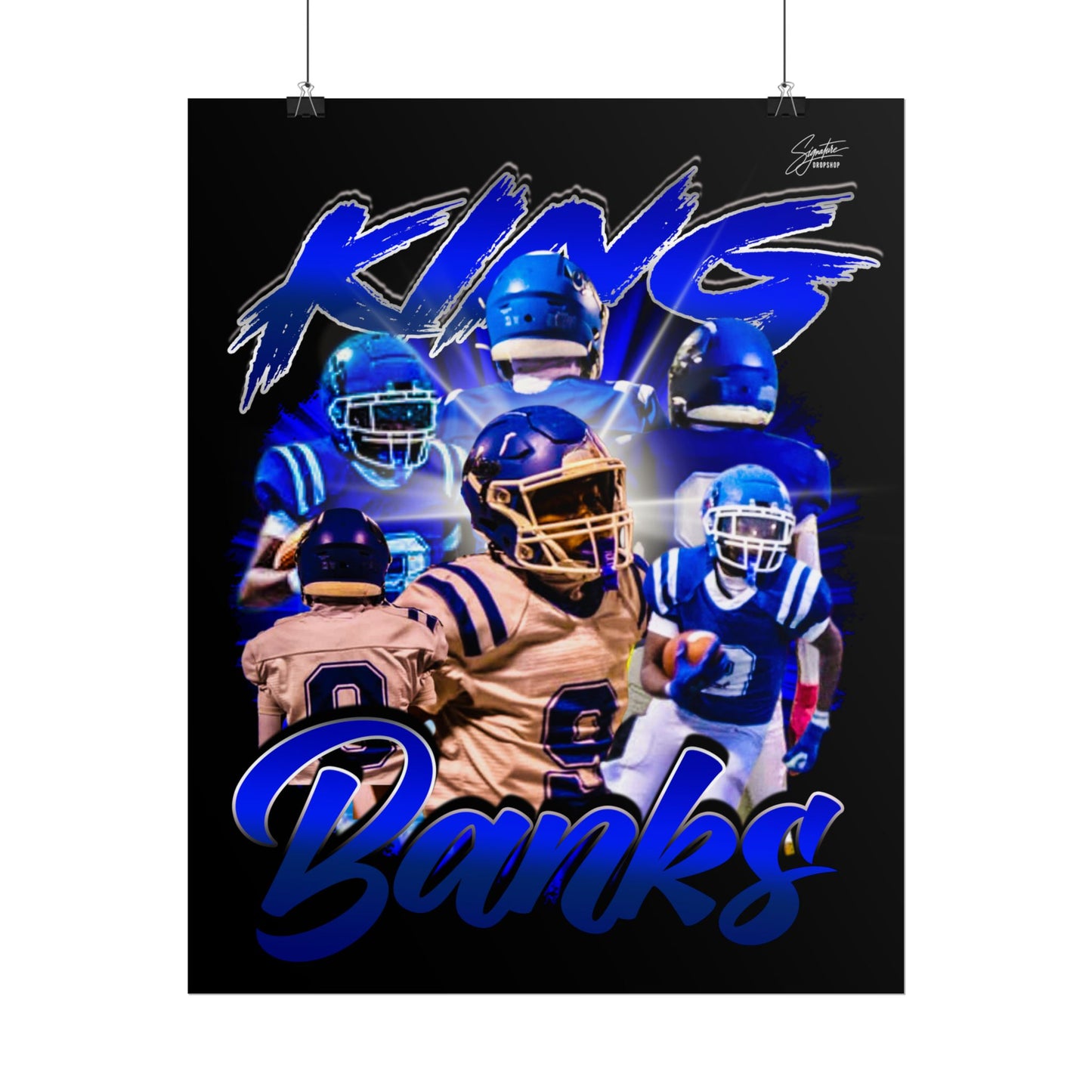 King Banks Poster