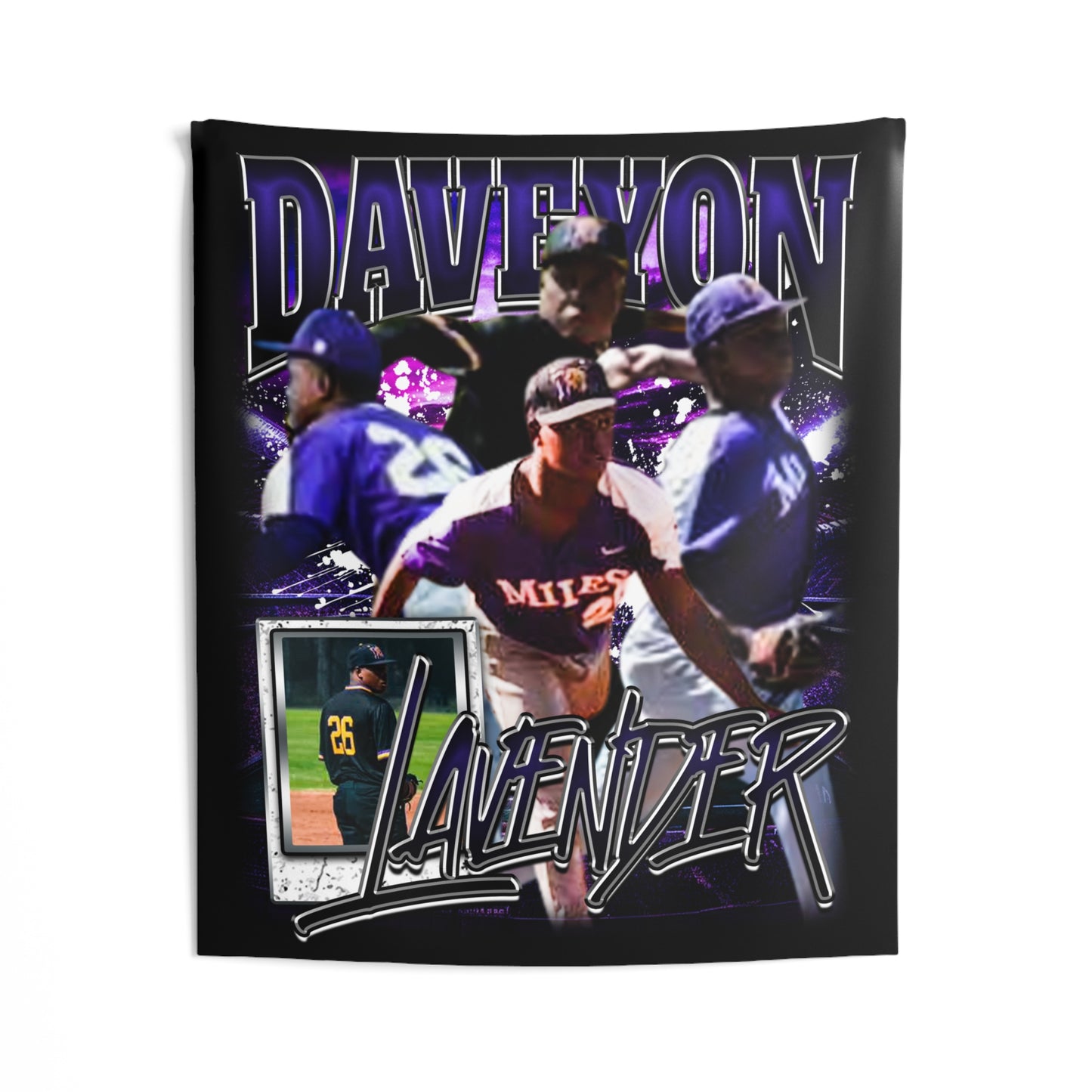 Daveyon lavender Tapestry 50” x 60”
