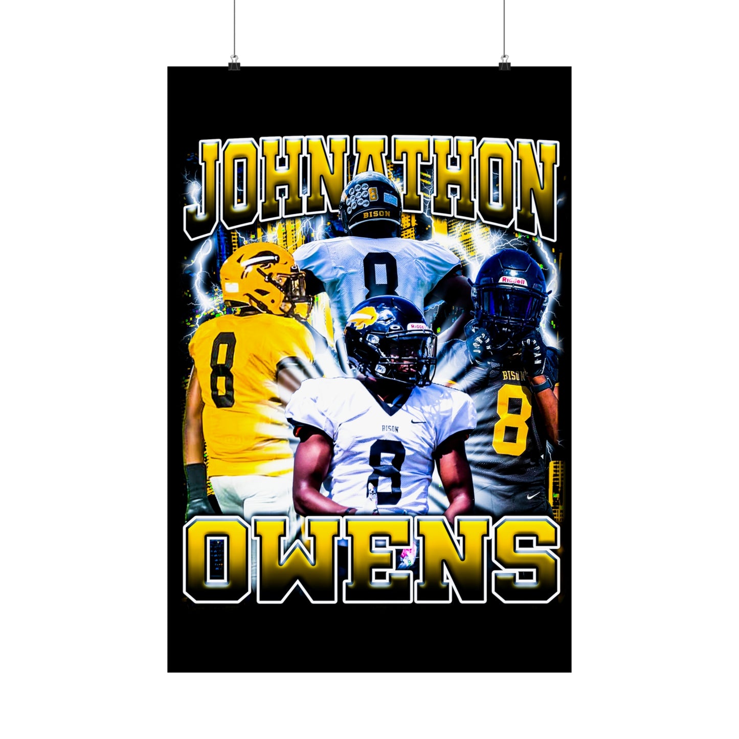 Jonathan Owens Poster 24" x 36"