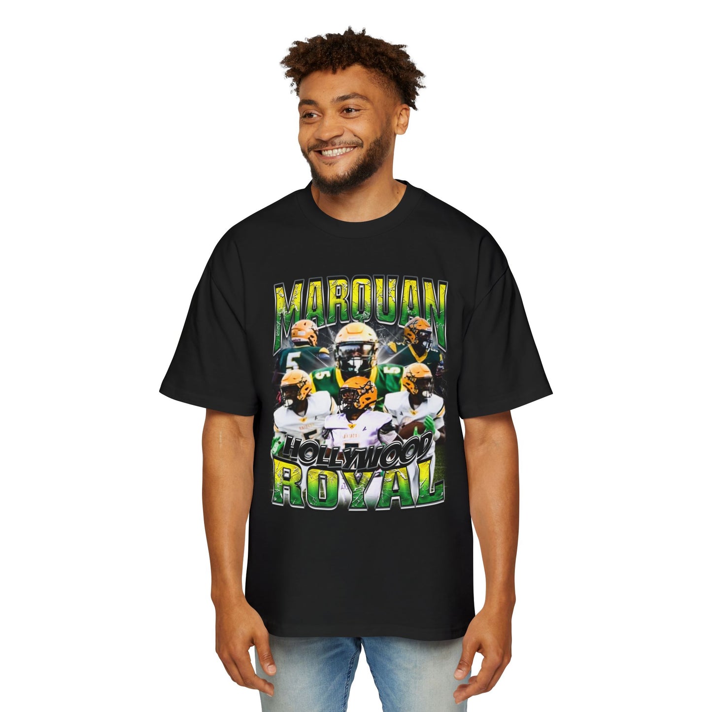 Marquan Royal Oversized Retro Tee