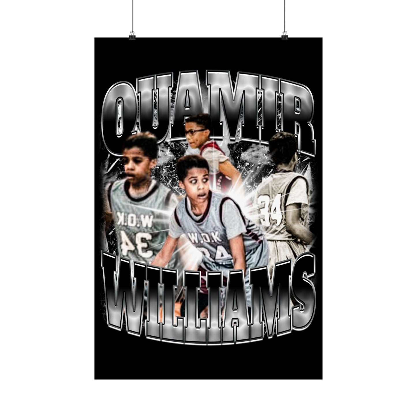 Quamir Williams Poster 24" x 36"