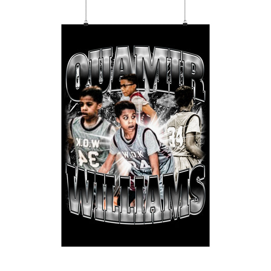 Quamir Williams Poster 24" x 36"