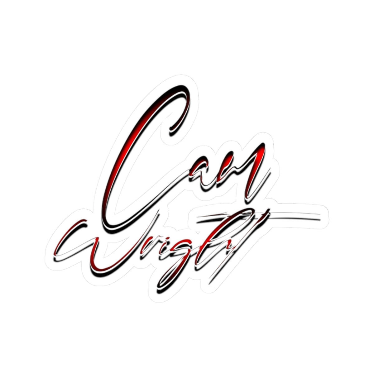 Cam Wright Kiss-Cut Stickers