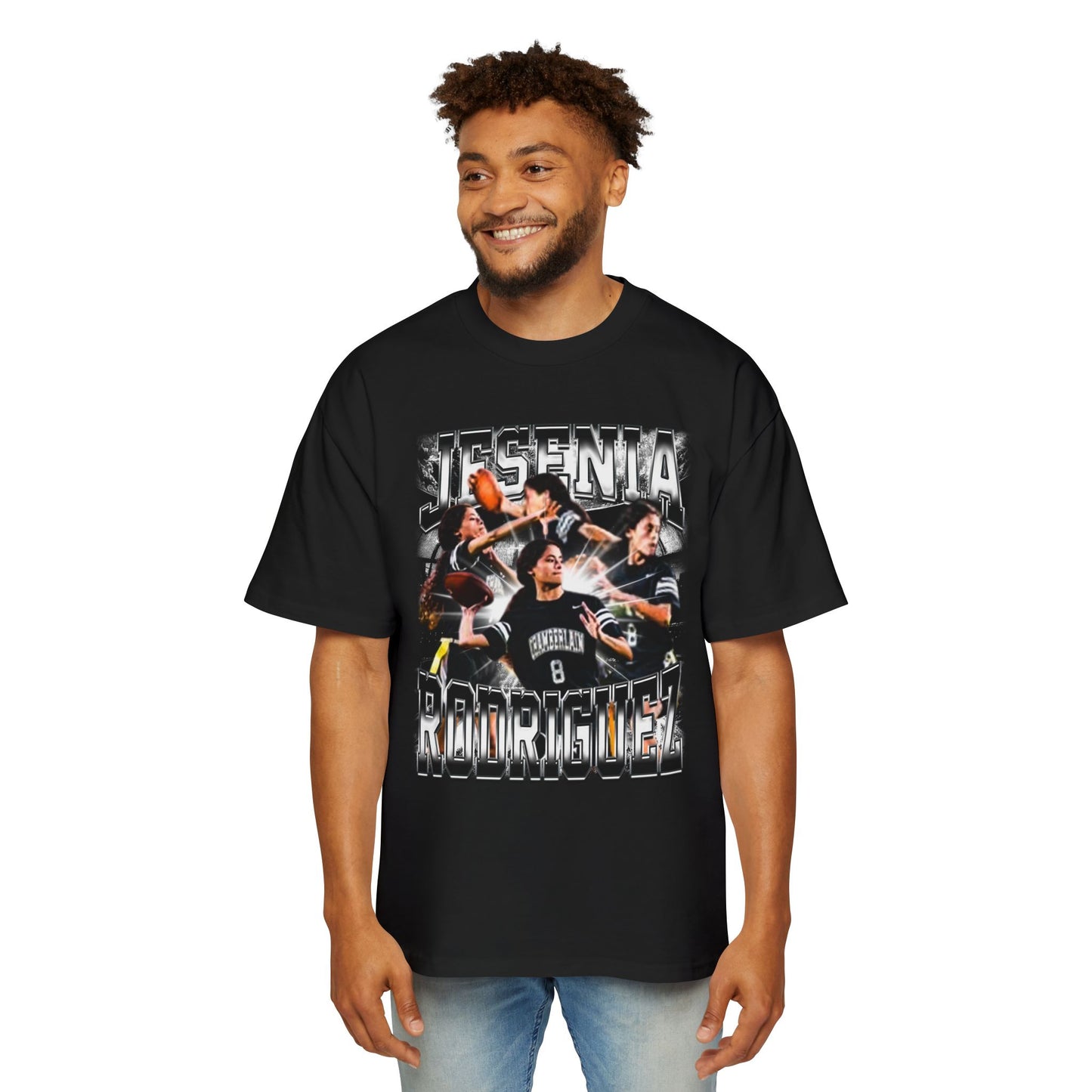 Jesenia Rodriguez Oversized Retro Tee