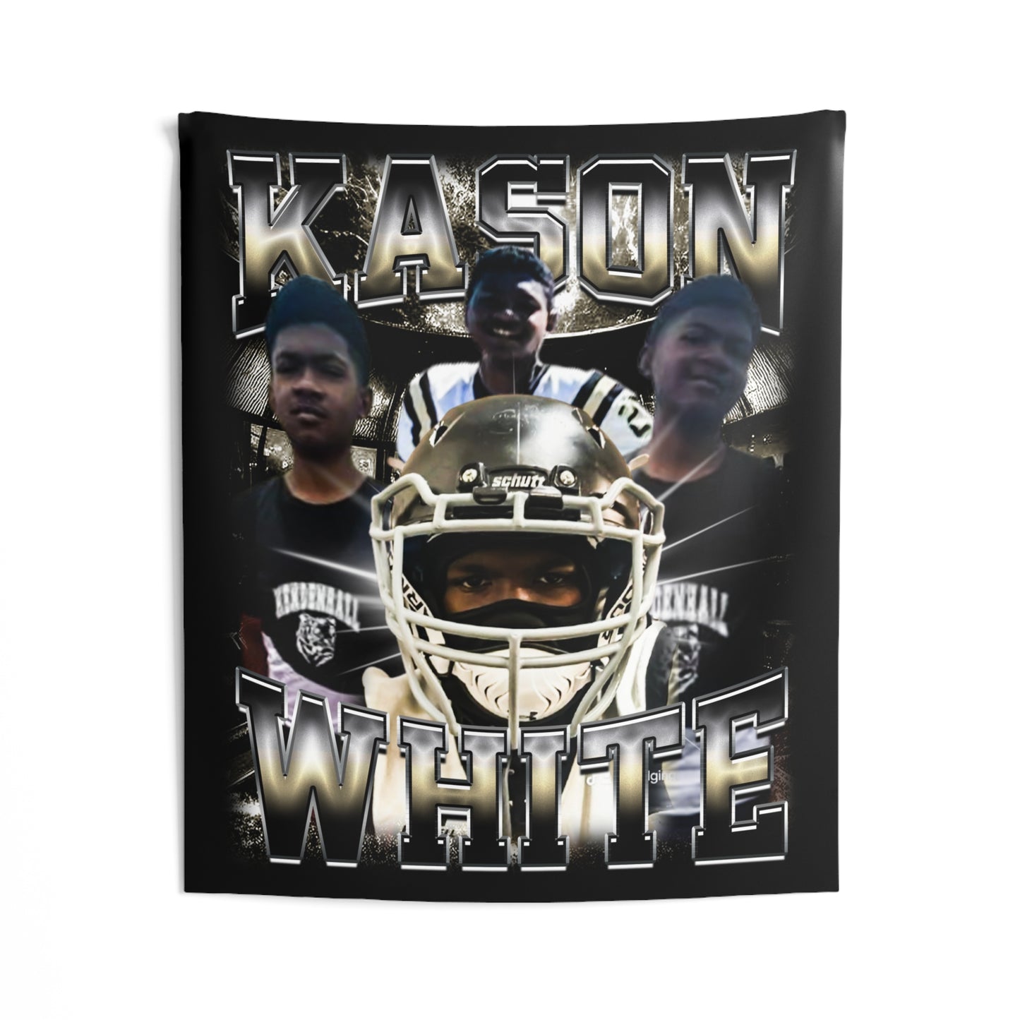 Kason White Tapestry 50” x 60”
