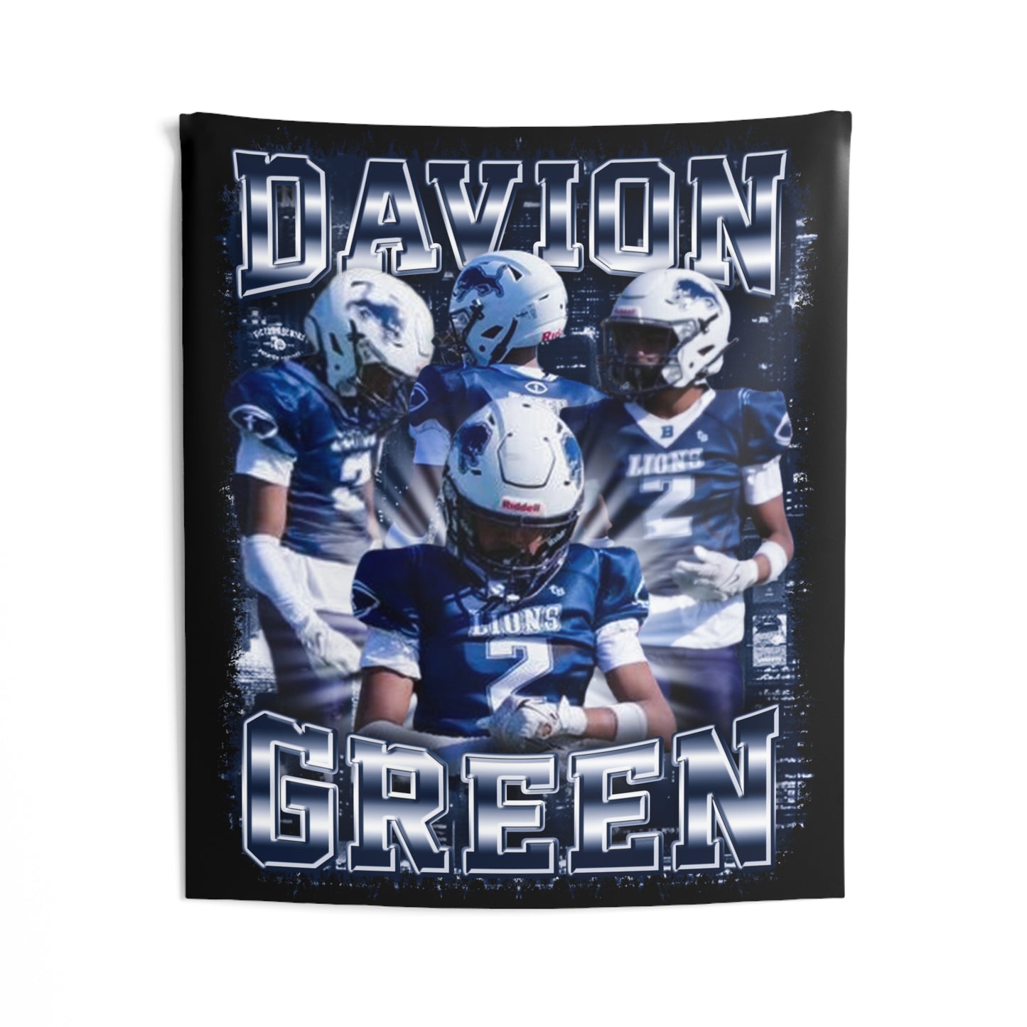 Davion Green Tapestry 50” x 60”