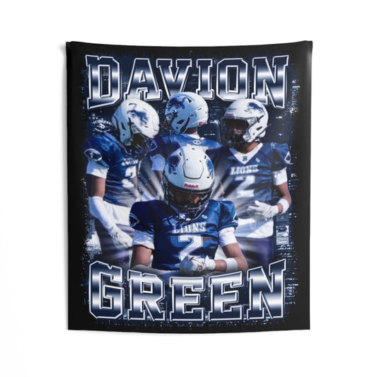 Davion Green Tapestry 50” x 60”