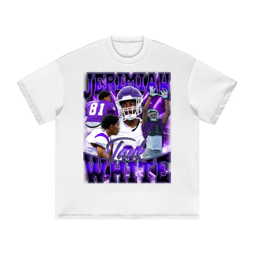 Jerimiah White Heavyweight Oversized T-shirt