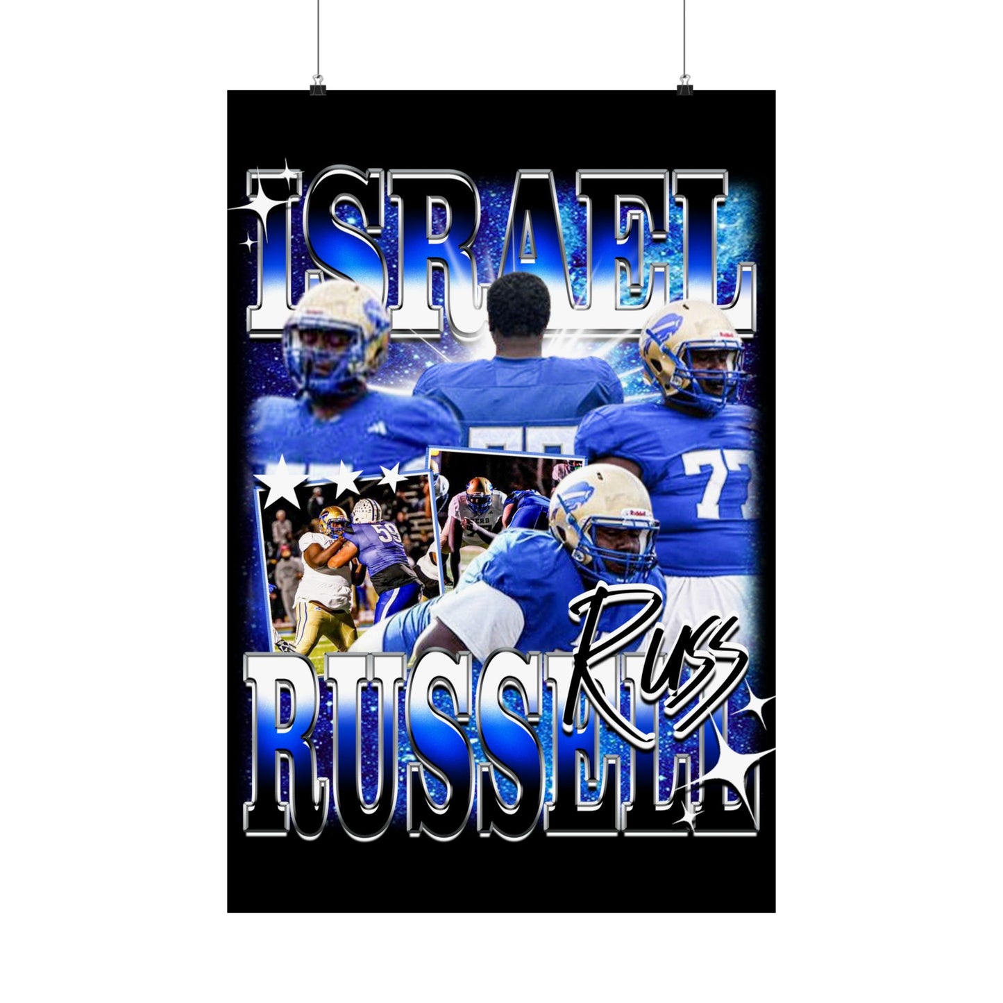 Israel Russell Poster 24" x 36"