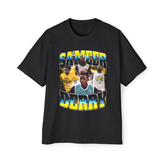 Sa'meer Berry Oversized Tee