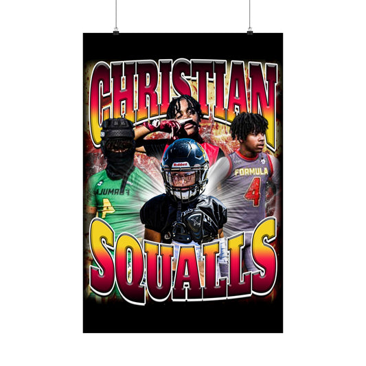 Christian Squalls Poster 24" x 36"