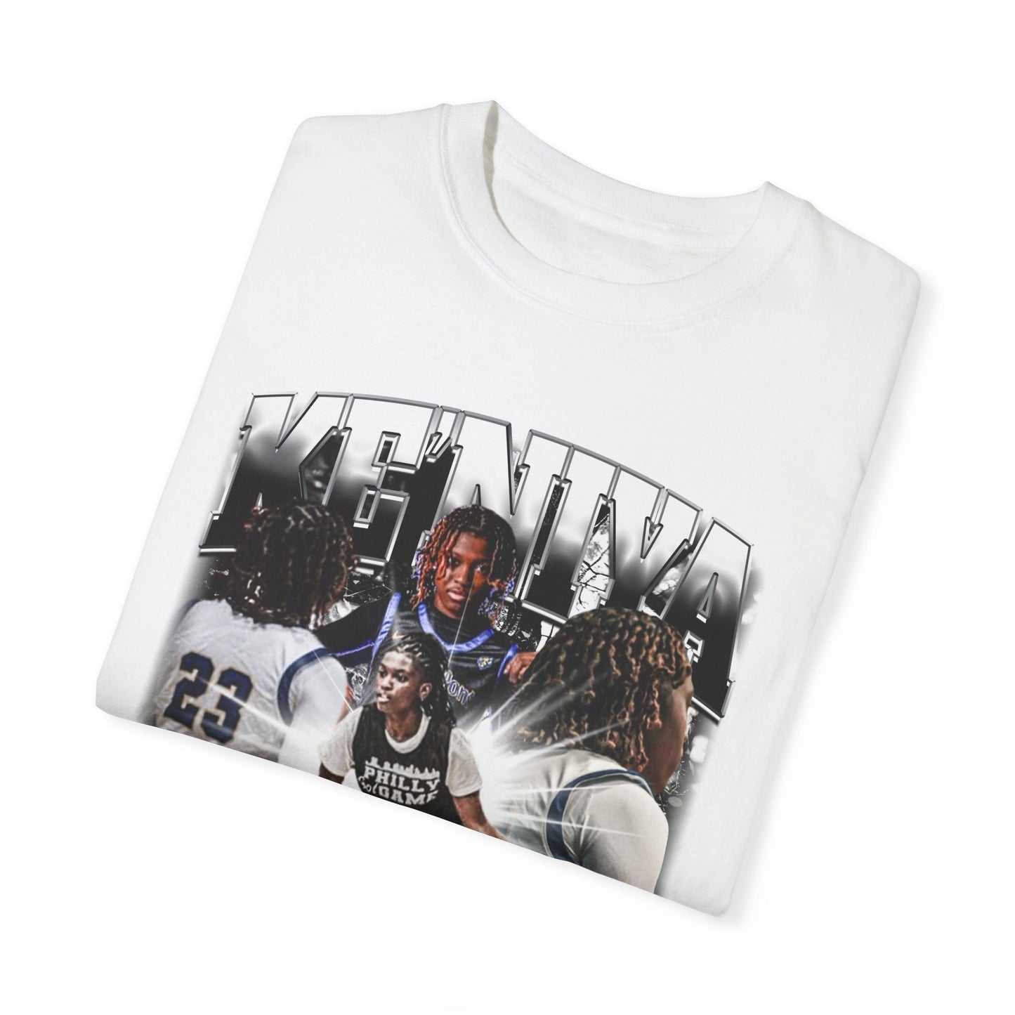 Ke'niya White Heavy Cotton Tee