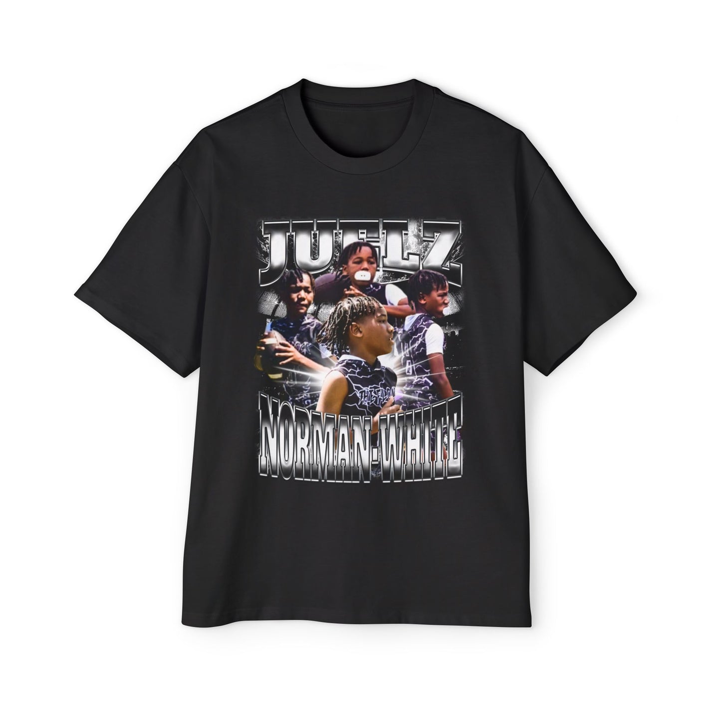 Julez Norman-White Oversized Retro Tee