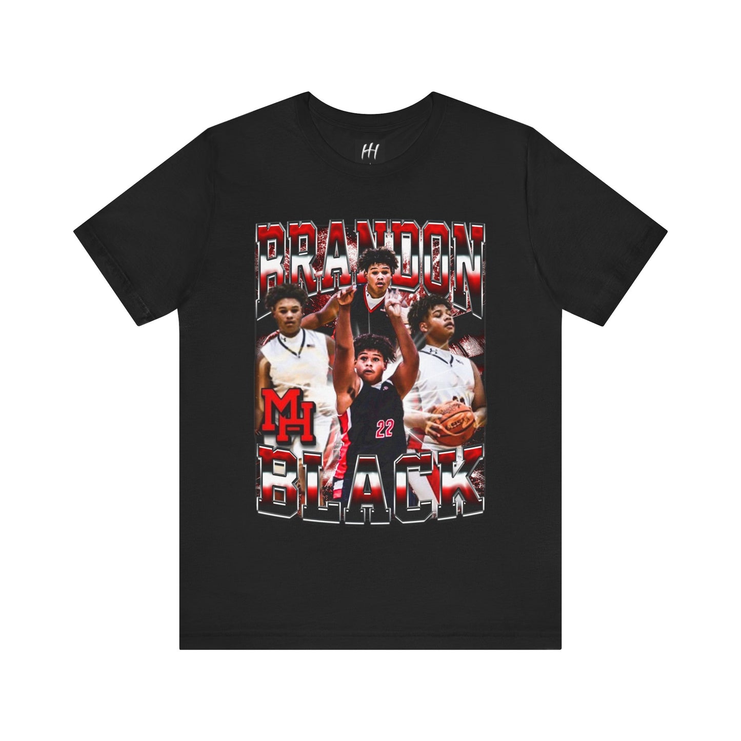 Brandon Black Heavy Cotton Tee