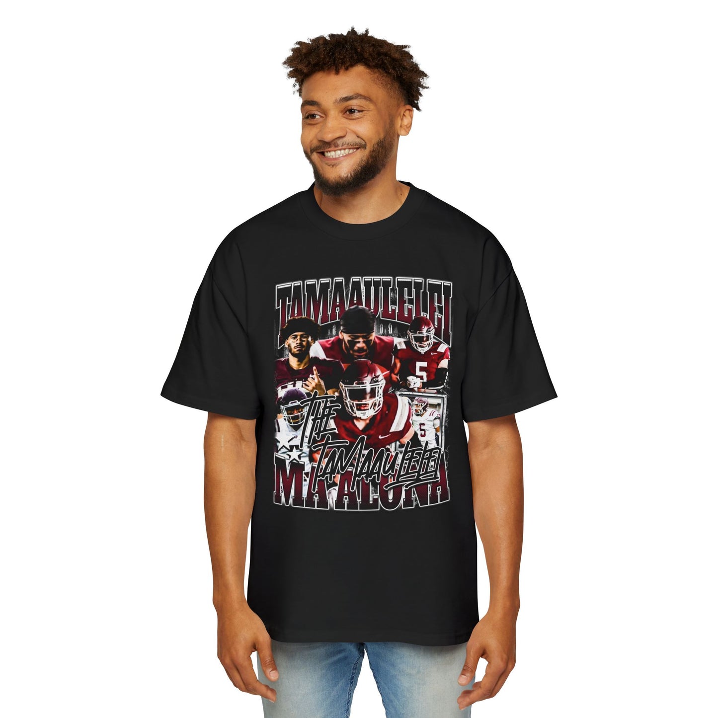 Tamaaulelei Ma'alona Oversized Retro Tee