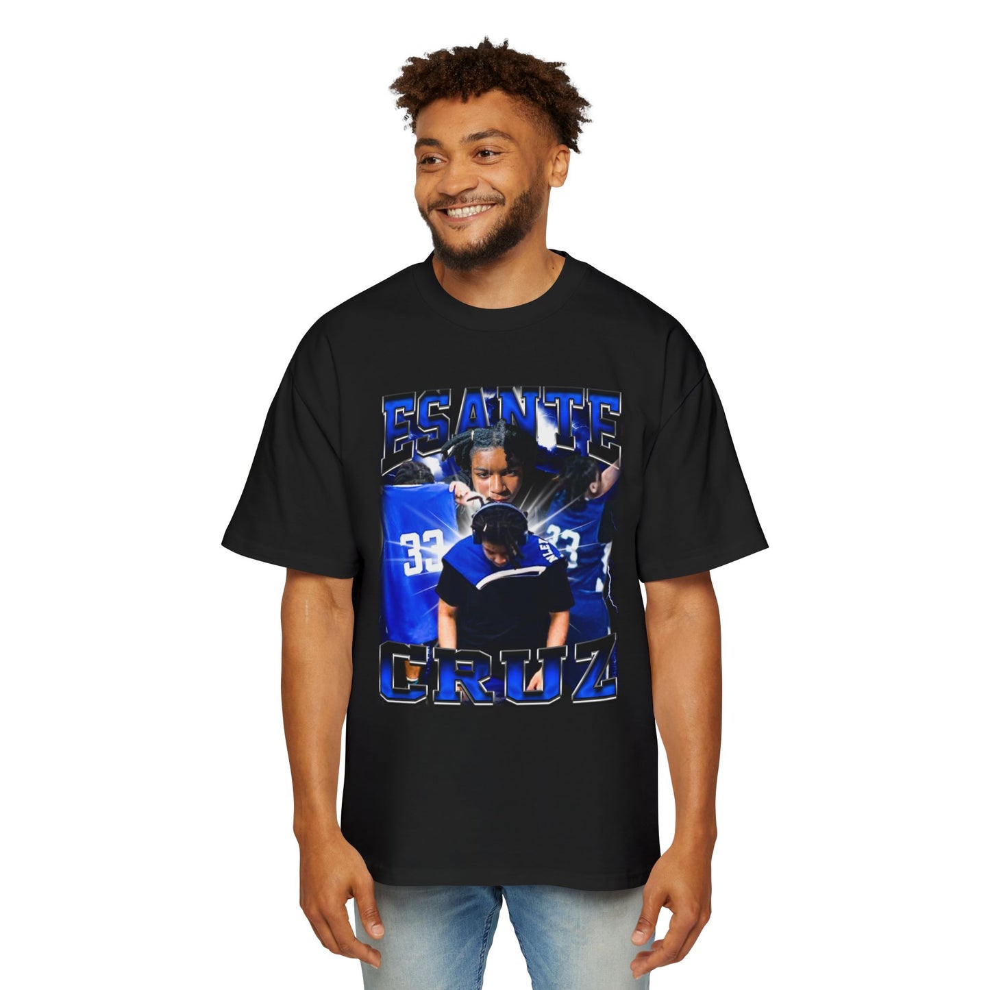 Esante Cruz Oversized Retro Tee