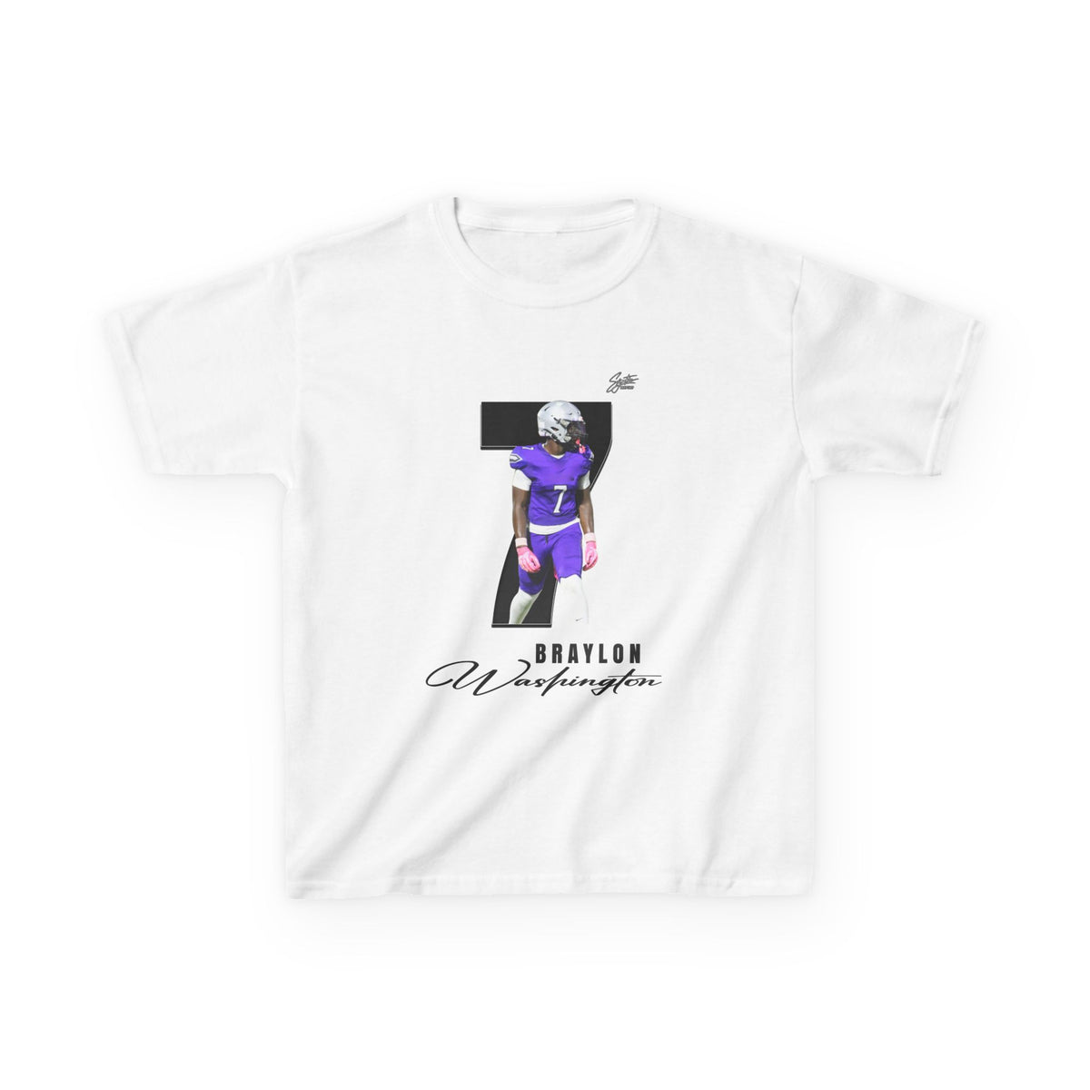 Braylon Washington Youth Heavy Cotton Tee