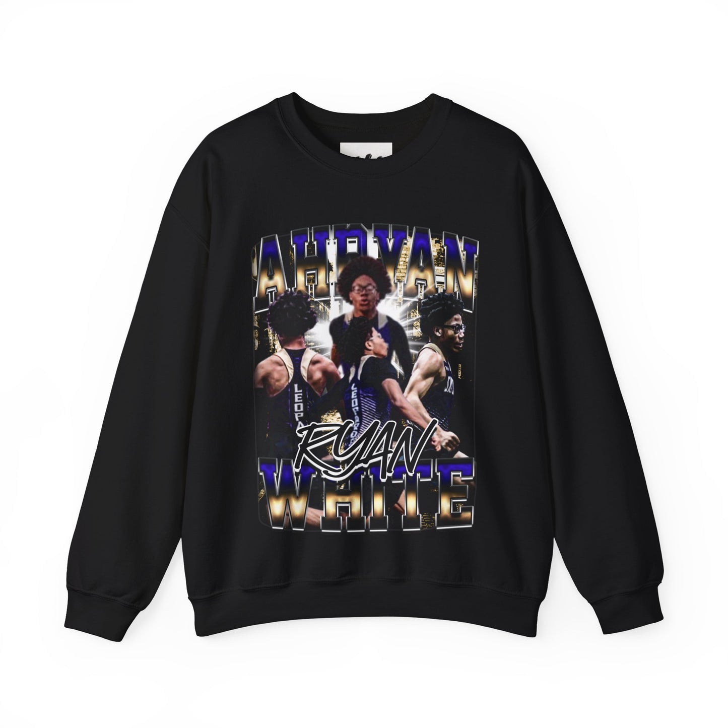 Ahryan White Crewneck Sweatshirt