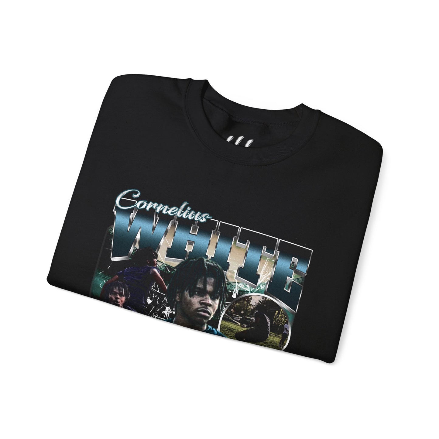 Cornelius White Crewneck Sweatshirt