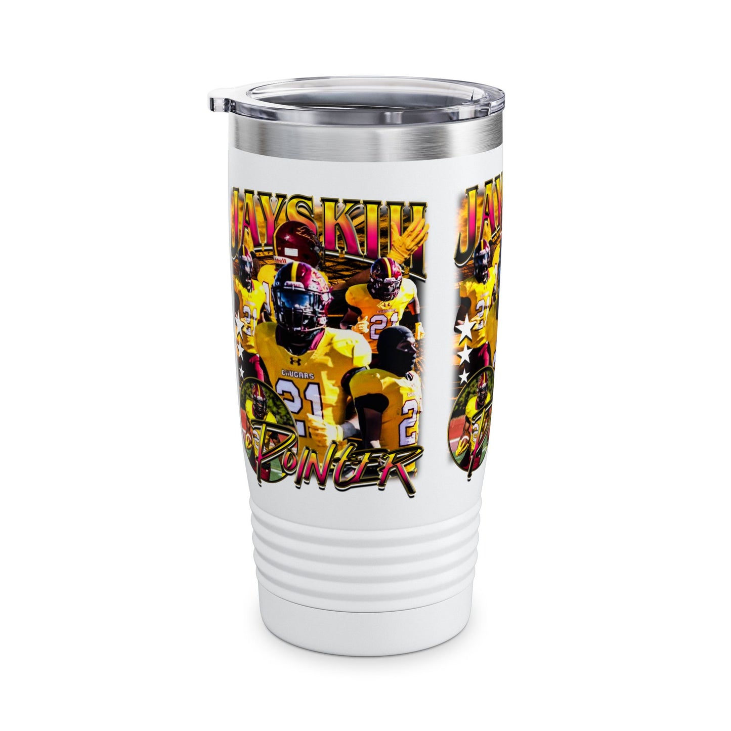 Jayskiii Pointer Stainless Steel Tumbler