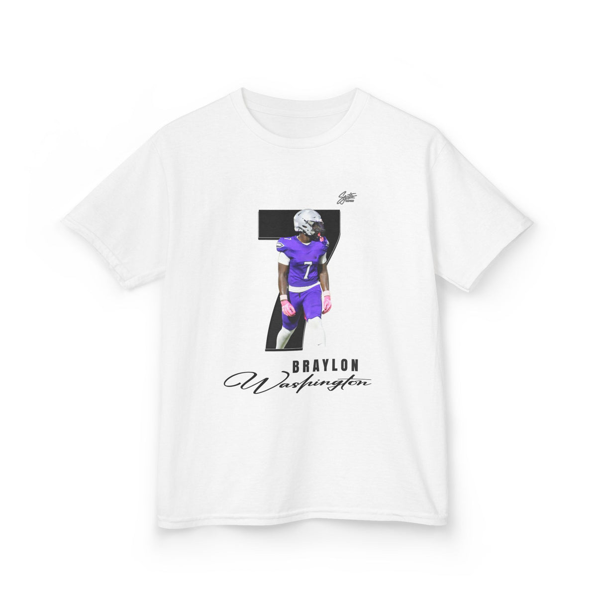 Braylon Washington Youth Heavy Cotton Tee