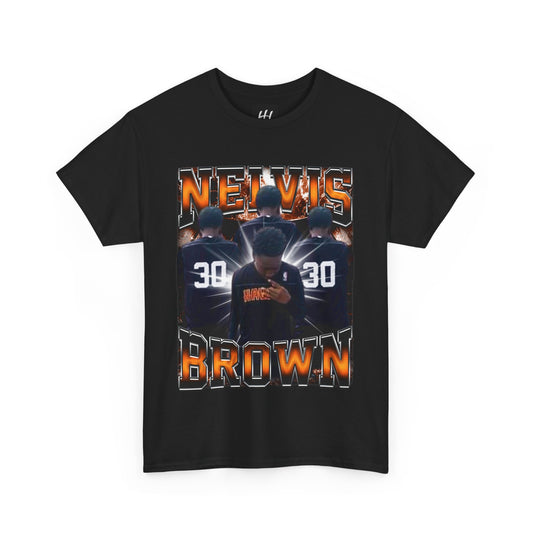Nelvis Brown Heavy Cotton Tee