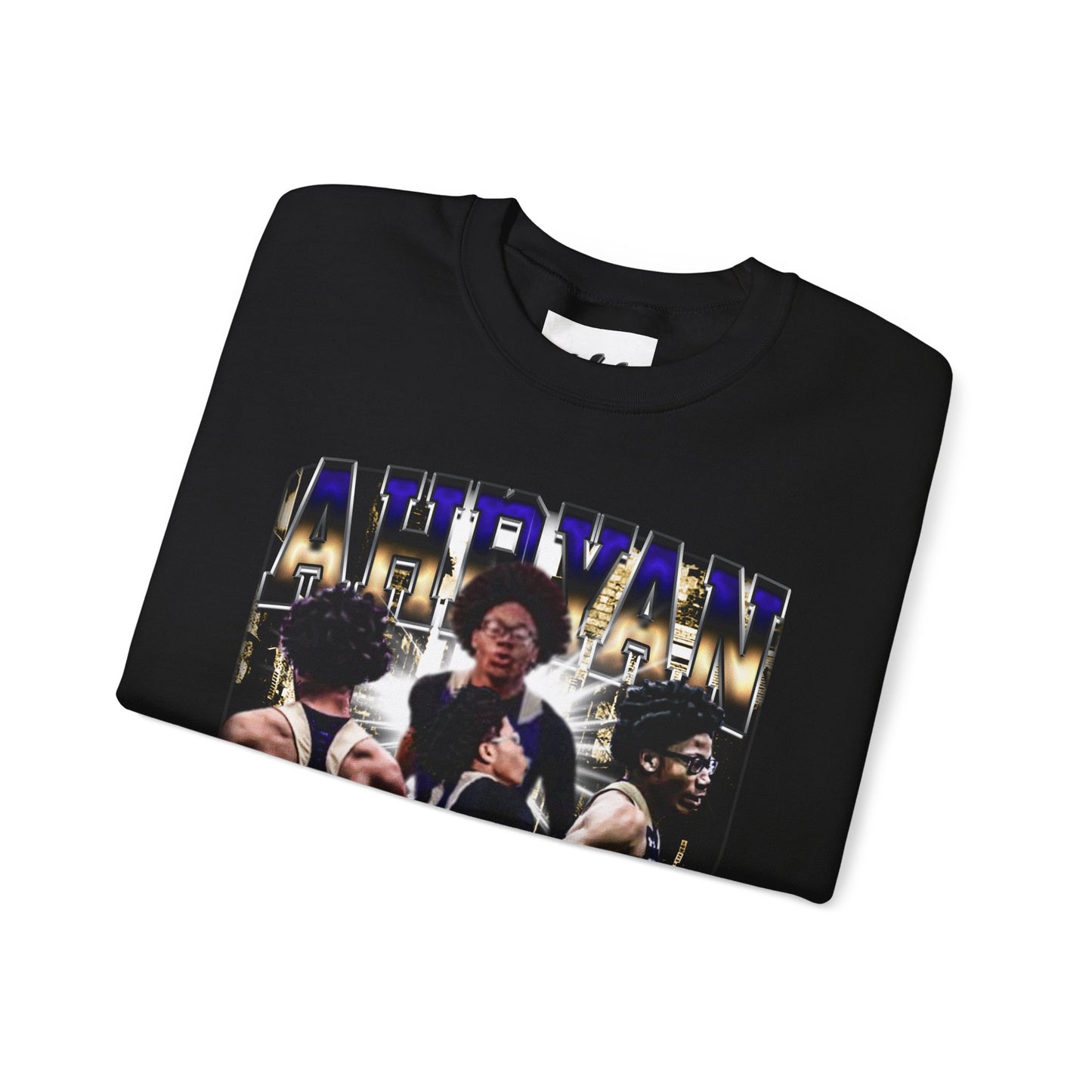 Ahryan White Crewneck Sweatshirt