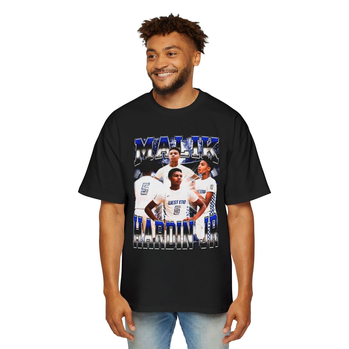 Malik Hardin Jr Oversized Retro Tee