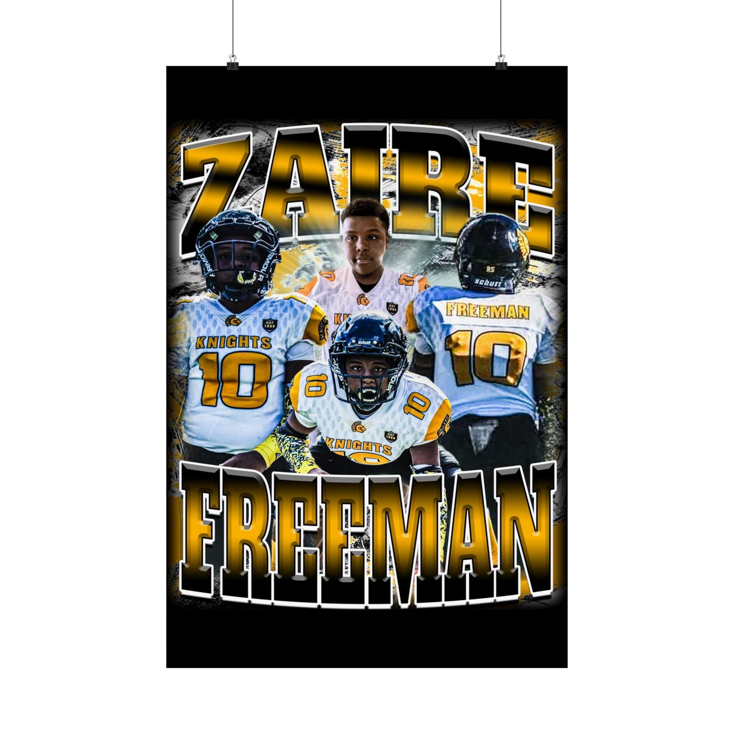 Zaire Freeman Poster 24" x 36"