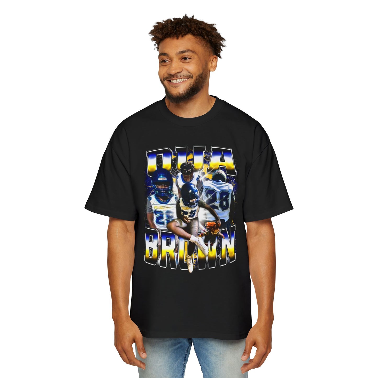 Qua Brown Oversized Tee