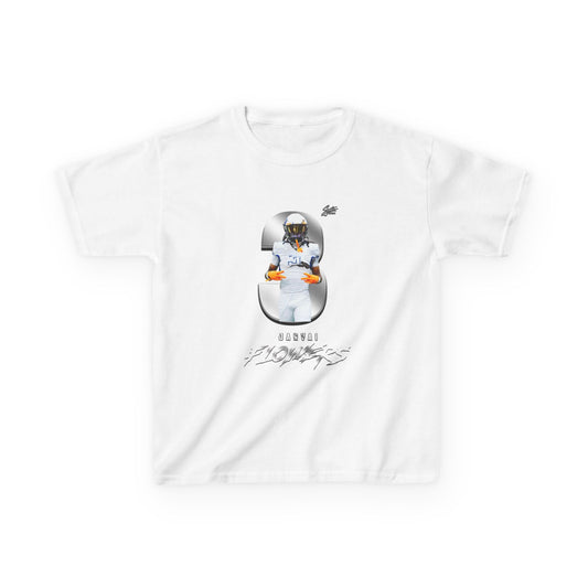 Jarvai Flowers Youth Heavy Cotton Tee