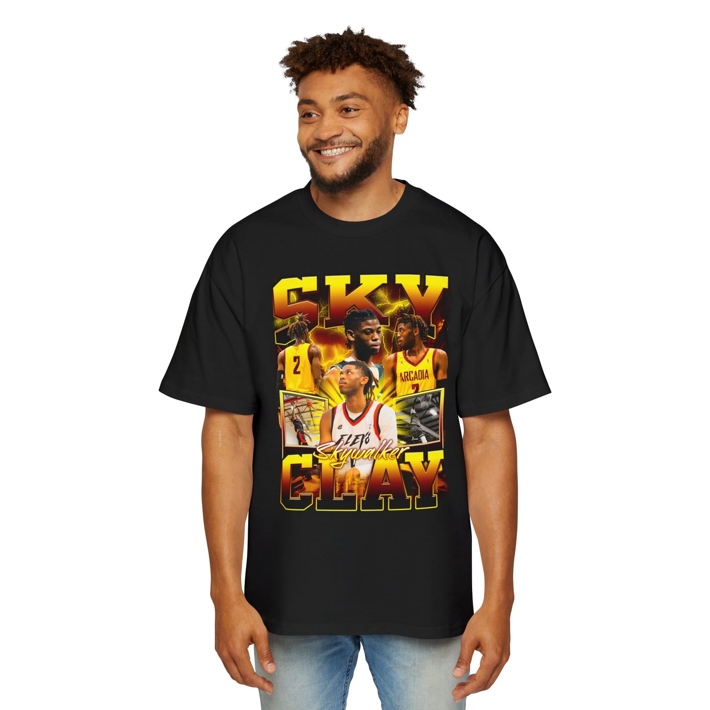 Sky Clay Heavy Oversized Tee