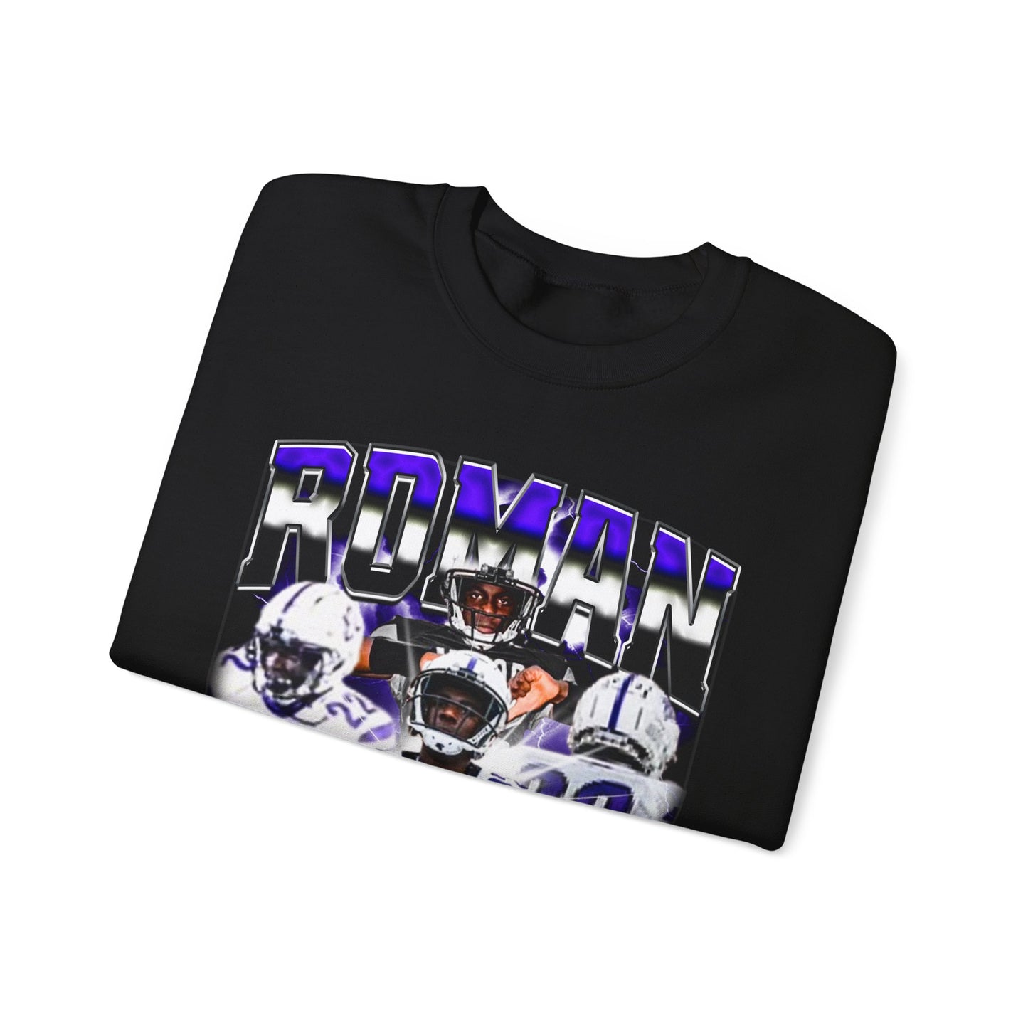 Roman White Crewneck Sweatshirt