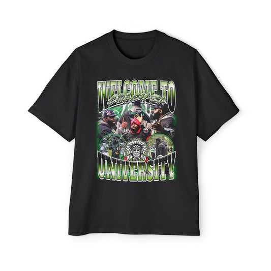 Welcome To University Oversized Tee