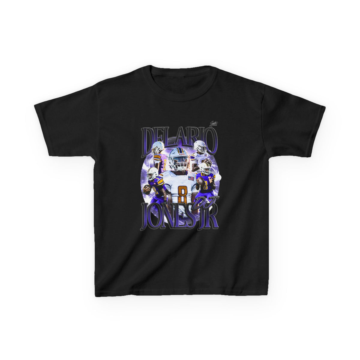 Delario Jones Jr Youth Heavy Cotton Tee