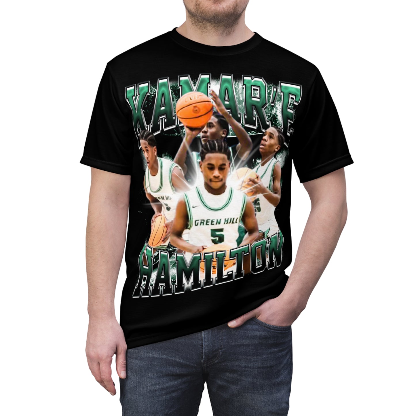 Kamar'e Hamilton Vintage Full Print Tee