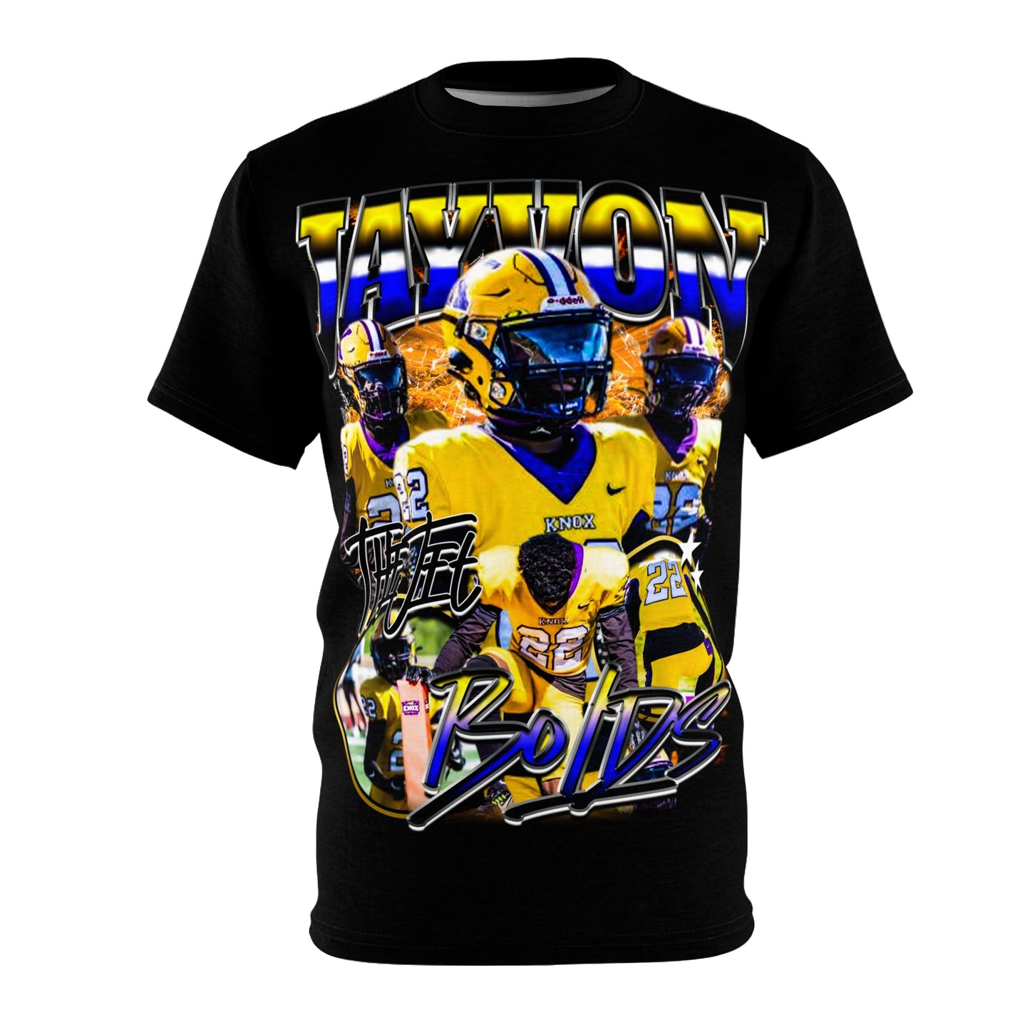 Jayvon Bolds Vintage Full Print Tee