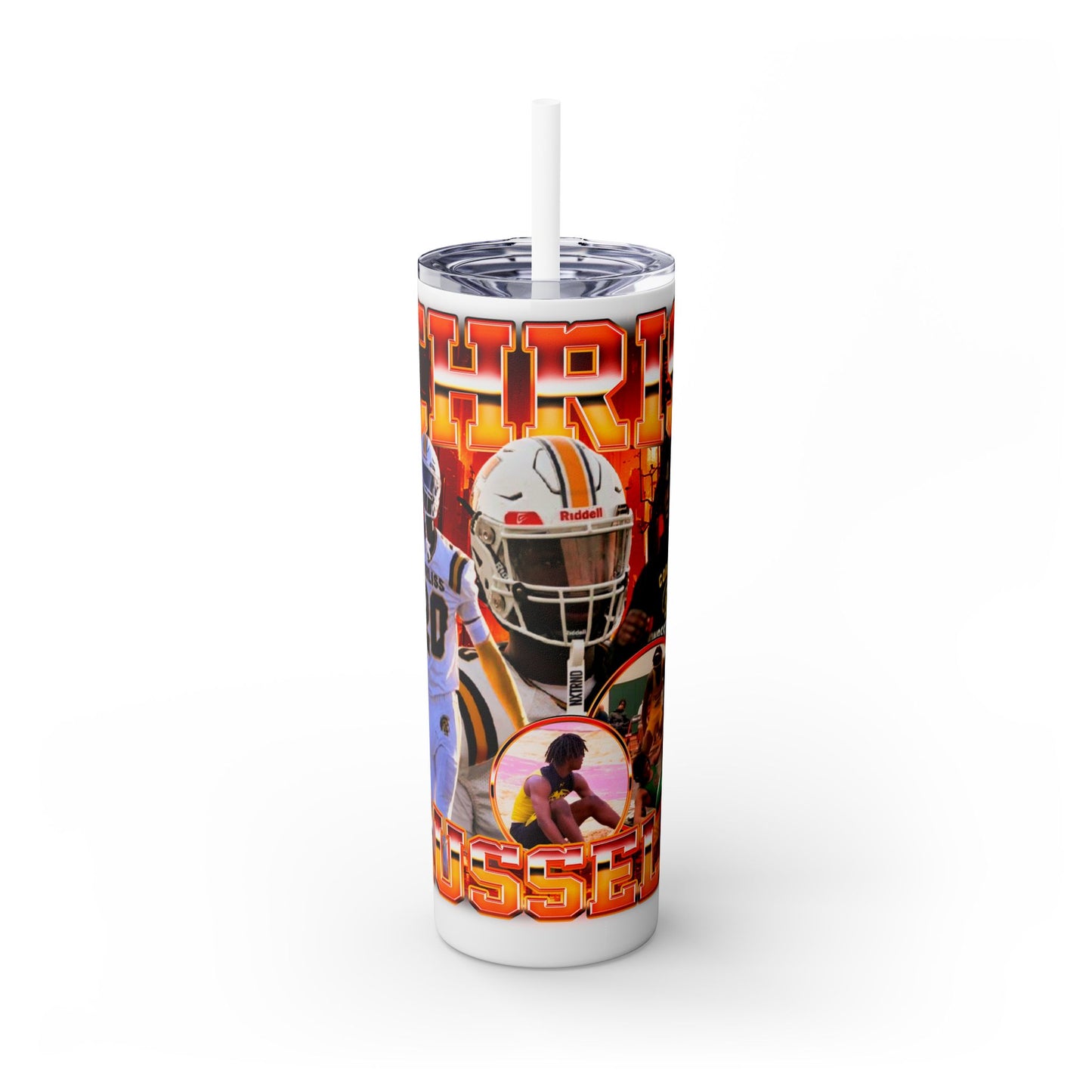 Chris Russell Stainless Steal Tumbler