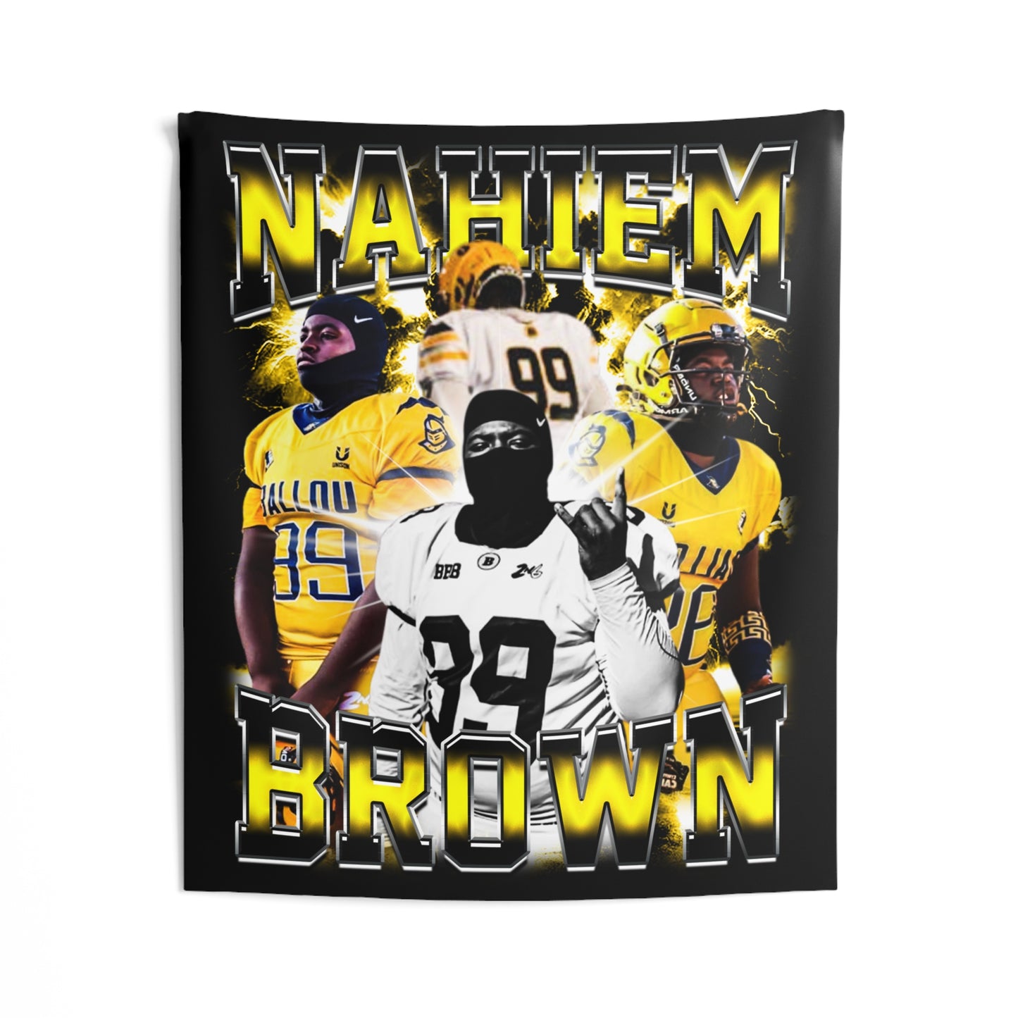Nahiem Brown Tapestry 50” x 60”