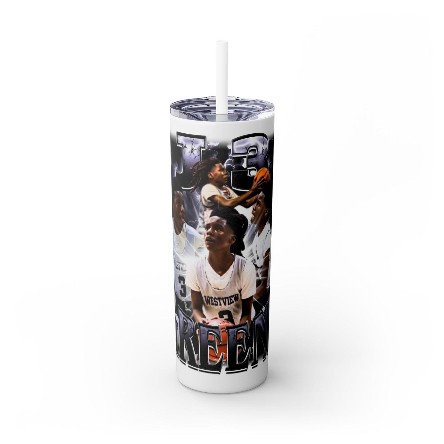 J3 Greene Stainless Steal Tumbler