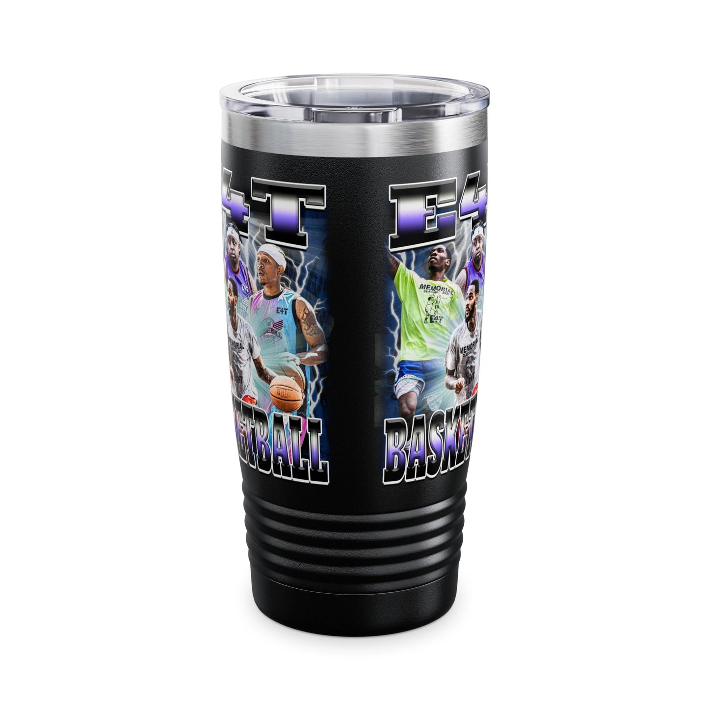 E4T Basketball Stainless Steal Tumbler