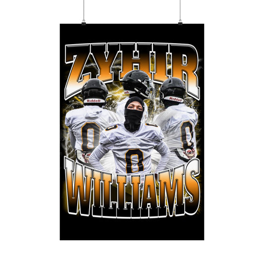 Zyhir Williams Poster 24" x 36"