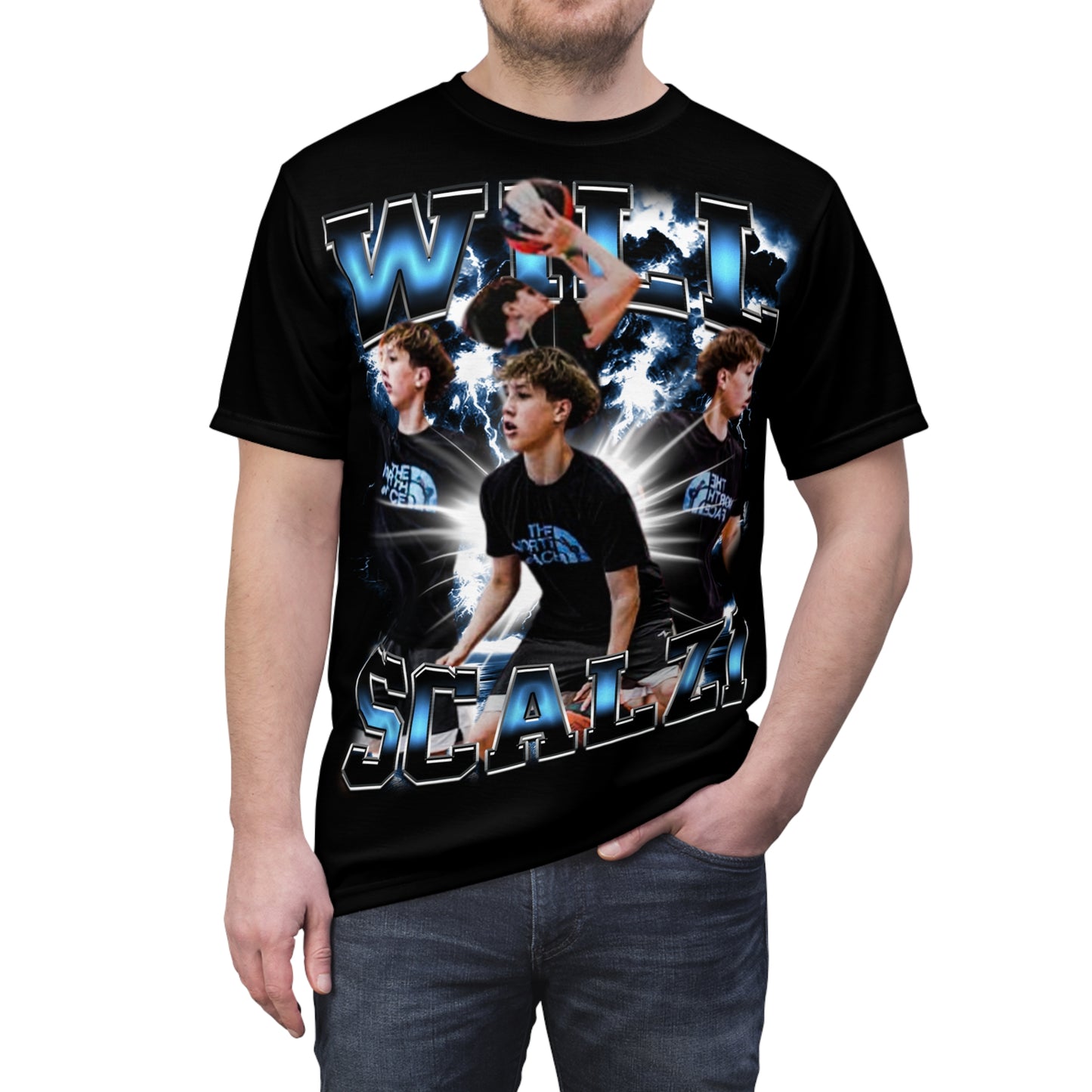 Will Scalzi Vintage Full Print Tee