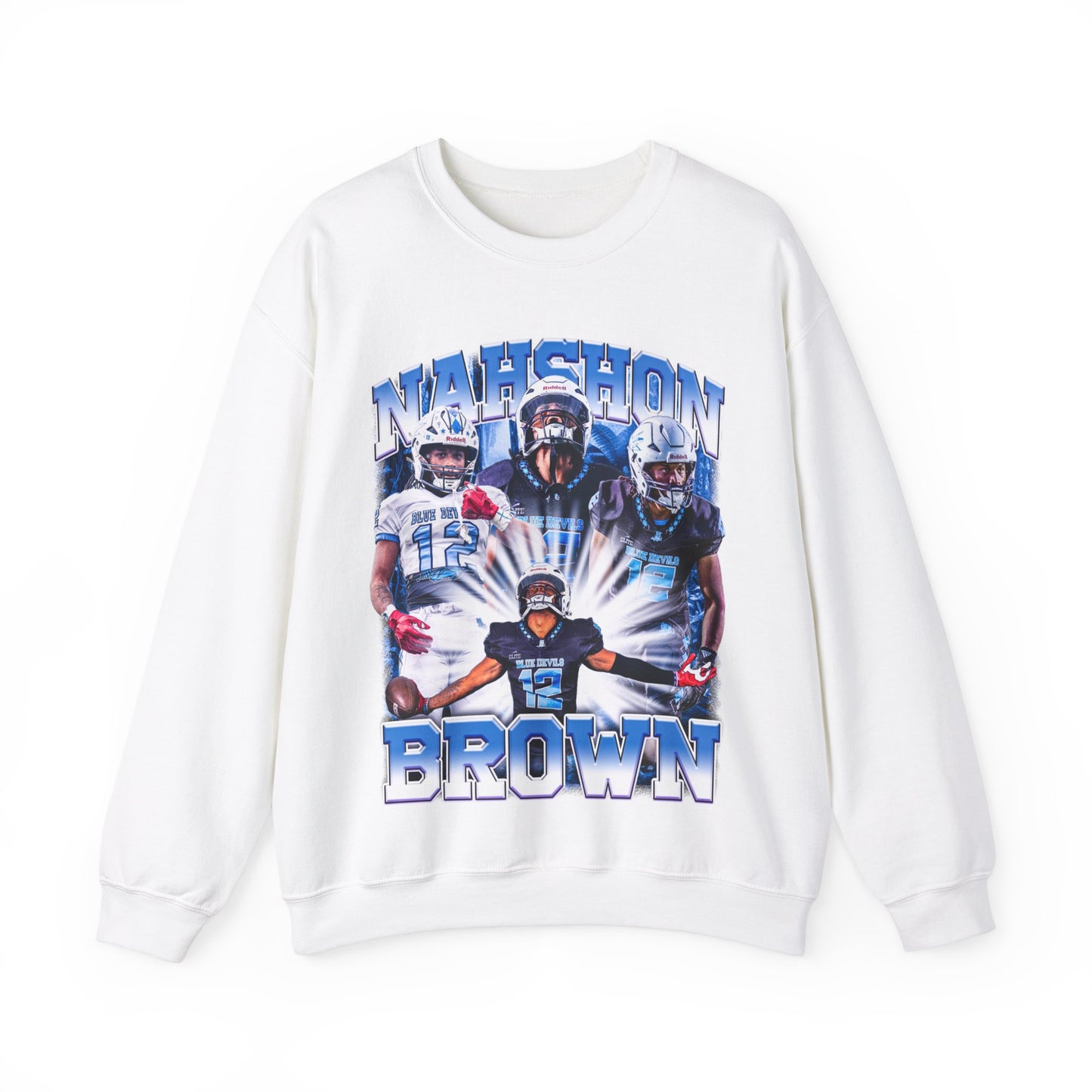 Nahshon Brown Crewneck Sweatshirt