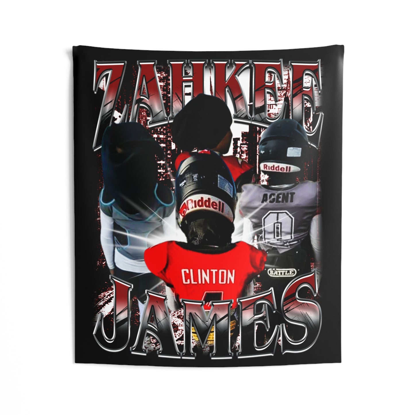 Zahkee James Tapestry 50” x 60”