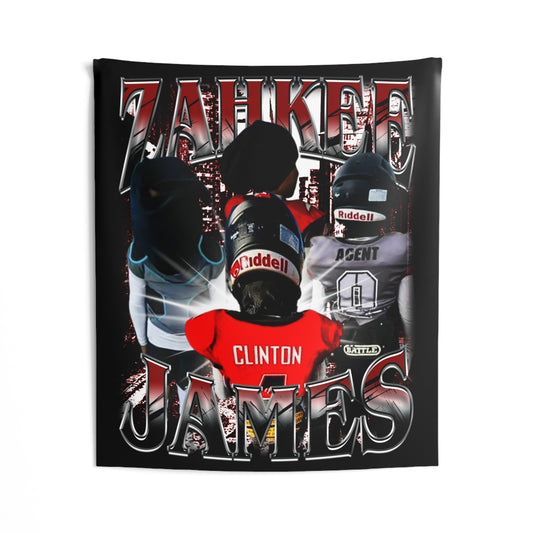 Zahkee James Tapestry 50” x 60”