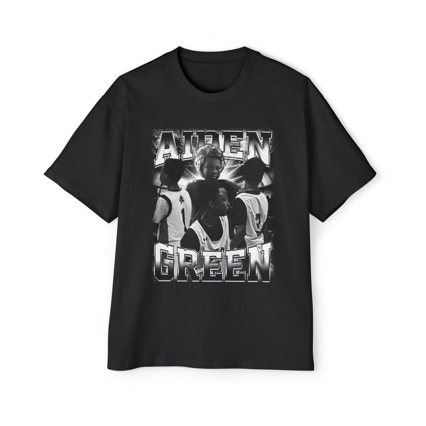Aiden Green Oversized Retro Tee