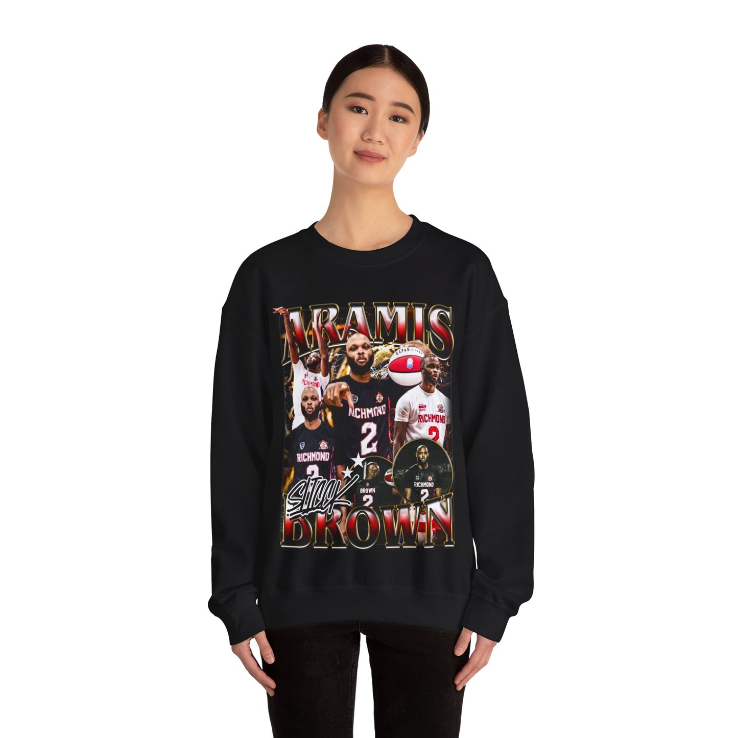 Aramis Brown Crewneck Sweatshirt