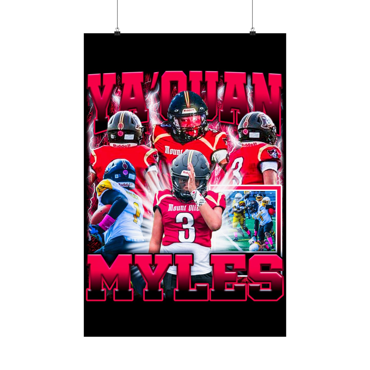Ya’Quan Myles Poster 24" x 36"