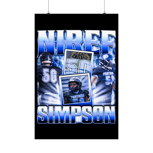 Niref Simpson Poster 24" x 36"
